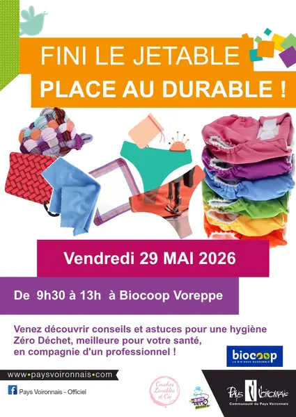 Fini le jetable, place au durable !